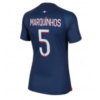 Stroje piłkarskie Paris Saint-Germain Marquinhos #5 Koszulka Podstawowej dla damskie 2023-24 Krótki Rękaw